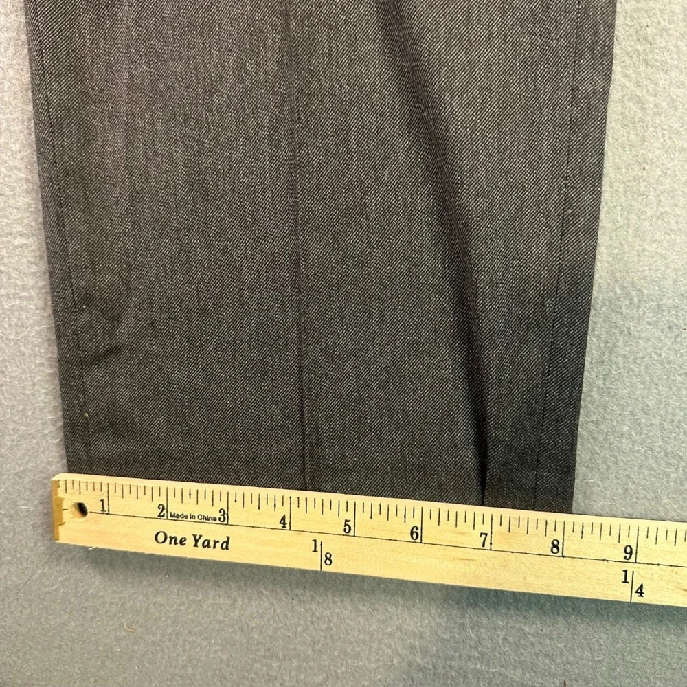 Lauren Ralph Lauren Mens Gray Stretch Dress Pants Flat Front 41W x 31L Heather